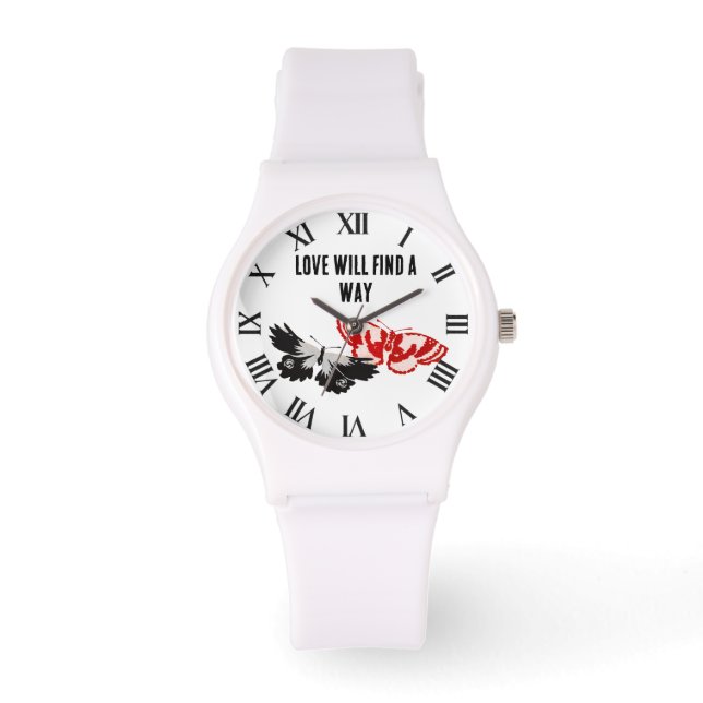 Love Will Find A Way Lord Byron Quote Watch (Front)