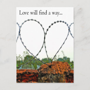 Love will find a way postcard