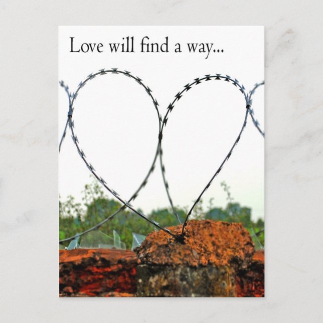 Love will find a way postcard (Front)