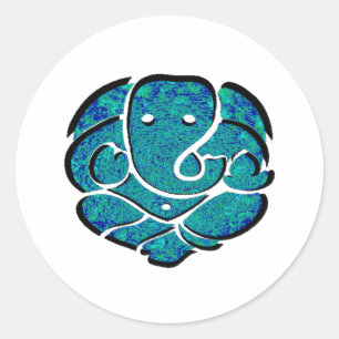 LOVE WILL SHOW CLASSIC ROUND STICKER