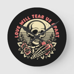 Love Will Tear Us Apart Round Clock