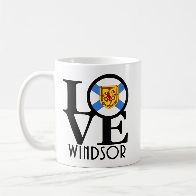 LOVE Windsor NS 11oz Coffee Mug (Left)