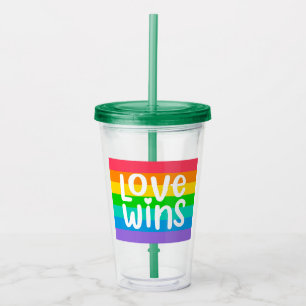 Love Wins Acrylic Tumbler