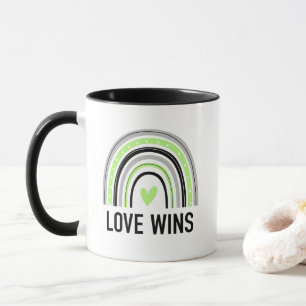  Love Wins Agender Rainbow Mug