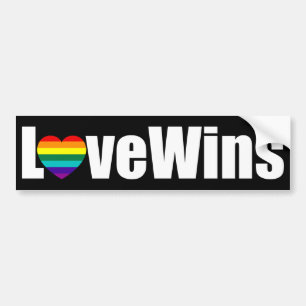 Love Wins Bumper Sticker