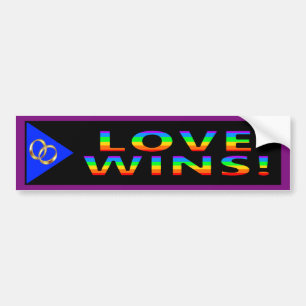 Love Wins! Bumper Sticker