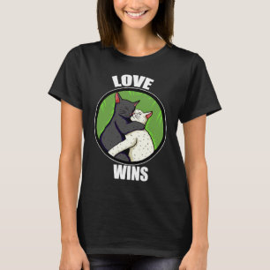Love Wins Cuddle Cat Kitty Cuddly T-Shirt