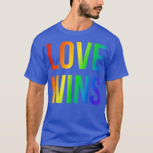 Love Wins   Cute Witty LGBT Community Tee Gift 