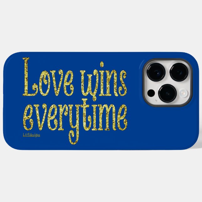LOVE WINS EVERYTIME valentine's day                Case-Mate iPhone Case (Back (Horizontal))