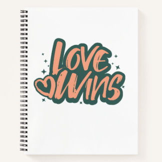 Love Wins Fleece Blanket Notebook