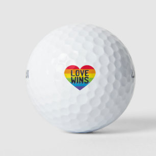 Love Wins Golf Balls