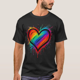 Love Wins Graffiti Heart T-Shirt