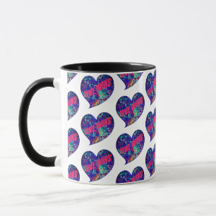 Love Wins Inspirational Words Art Heart Mug
