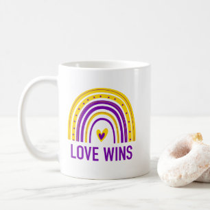 Love Wins Intersex Rainbow  Coffee Mug
