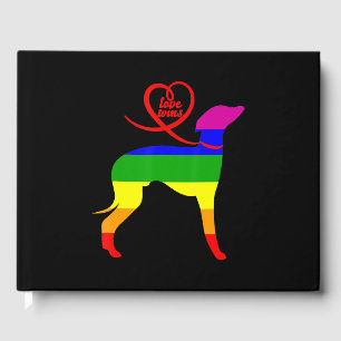 Love Wins Italian Greyhound Lgbt Pride Guest Book