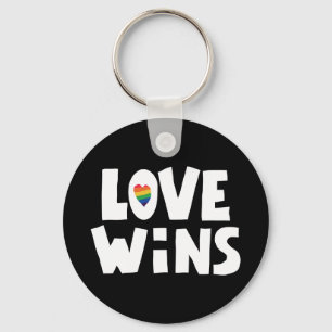Love Wins Key Ring