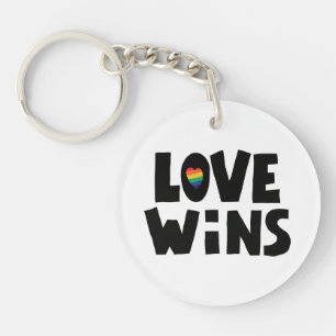 Love Wins Key Ring