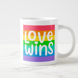 Love Wins Large Coffee Mug