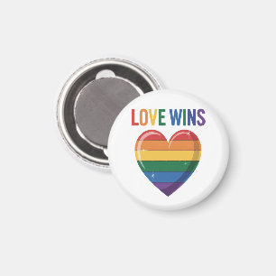 Love Wins LGBT Gay Pride Equality Magnet