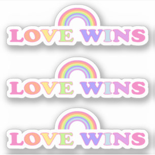 Love Wins - LGBT / Gay Pride Rainbow