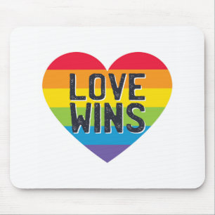 Love Wins Mouse Mat