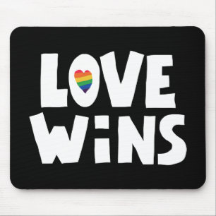 Love Wins Mouse Mat