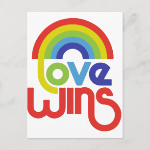 Love Wins Postcard