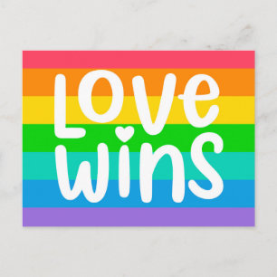 Love Wins Postcard