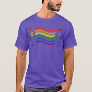 Love Wins Pride Day Peace Day LGBTQ Pride Month T-Shirt