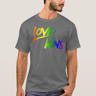 Love Wins Rainbow FlagLgbtq Rights 3711 T-Shirt