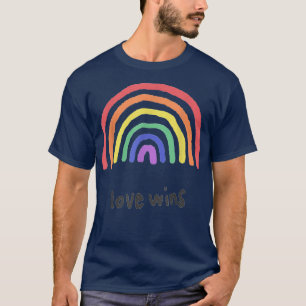 Love Wins Rainbow LGBT  T-Shirt