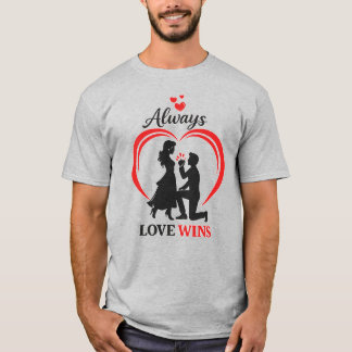 Love Wins Romantic Couple Shirt Soulmate Gift Tee