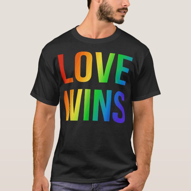 LOVE WINS T-shirt (Front)
