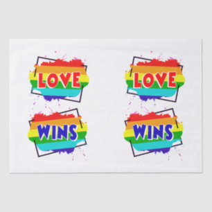 Love Wins Tissue Paper