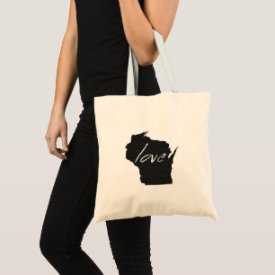 Love Wisconsin Tote Bag