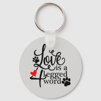 Love With 4 Legs Key Ring