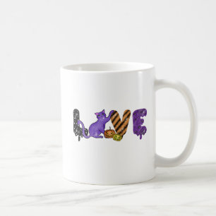 Love with Cute Cat for Halloween Coffee Mug