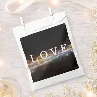 LOVE with Electrical Lights Favour Bags