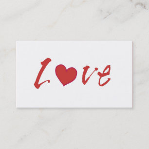 LOVE with heart -Dating Agency or Customise Business Card