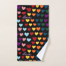 Love With Rainbow of Hearts