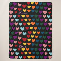 Love With Rainbow of Hearts