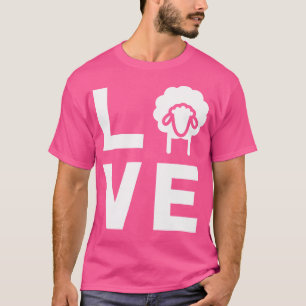 Love With Sheep Funny Sheep Lover Whisperer T-Shirt