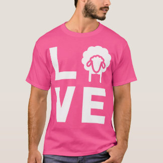 Love With Sheep Funny Sheep Lover Whisperer T-Shirt