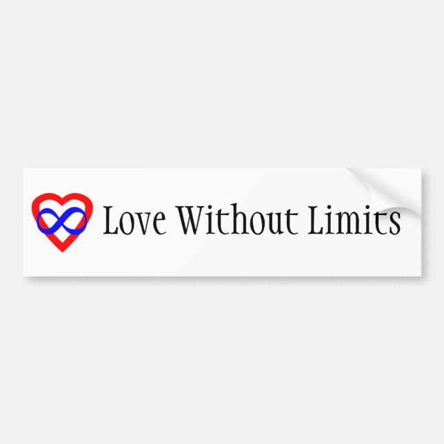 Love Without Limits Bumper Sticker (Front)