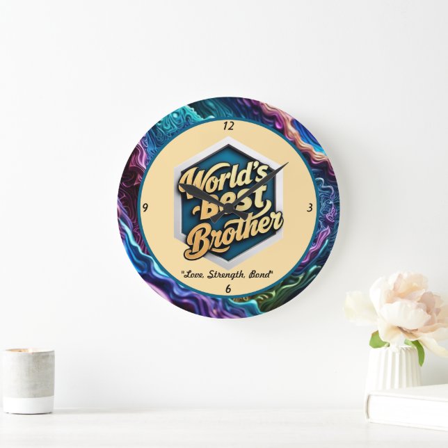 "Love Without Limits" Large Clock (Home)