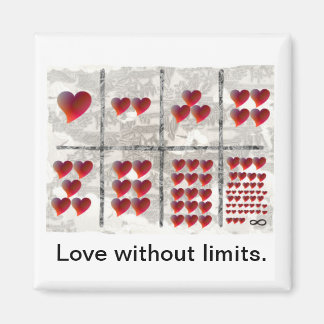 Love without limits magnet