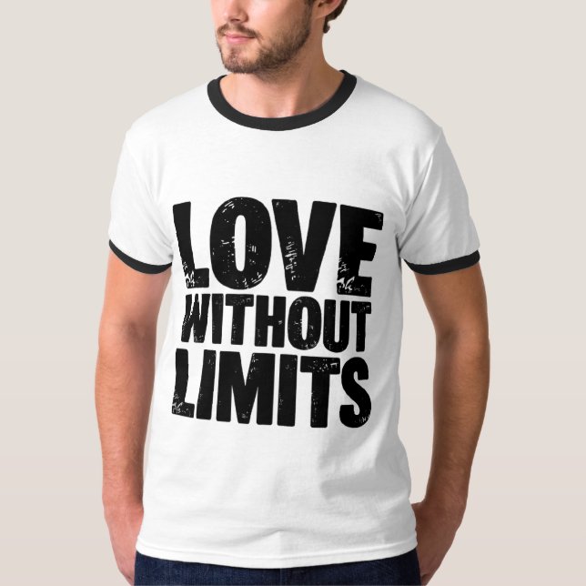Love Without Limits premium T-Shirt design (Front)