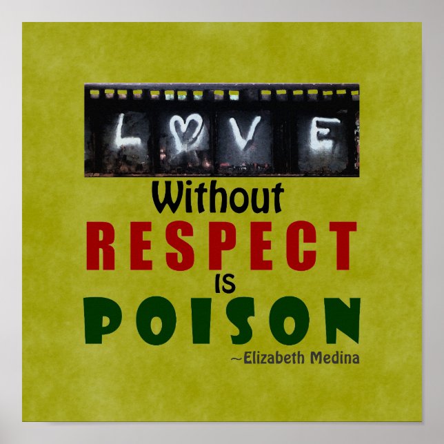 Love Without Respect ~ 12x12 Poster (Front)