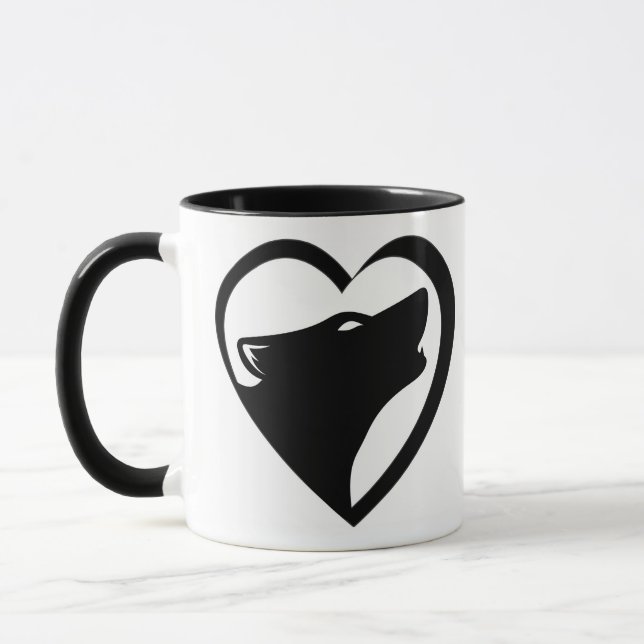 Love Wolves (San Andreas Shifter series logo) Mug (Left)