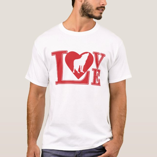 Love Wolves T-Shirt (Front)